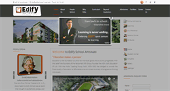 Desktop Screenshot of edifyschoolamravati.com